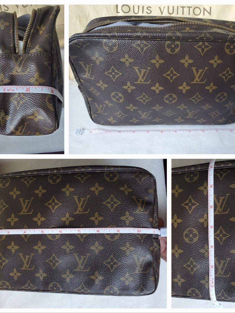 Louis Vuitton Monogram Bag - Dark Brown with Gold Motif - Picture 16 of 16